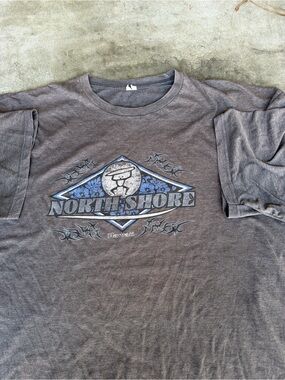 North Shore Hawaii Y2k Surf Tee Tribal Graphic Short Sleeve Men’s XL